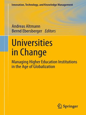 cover image of Universities in Change
